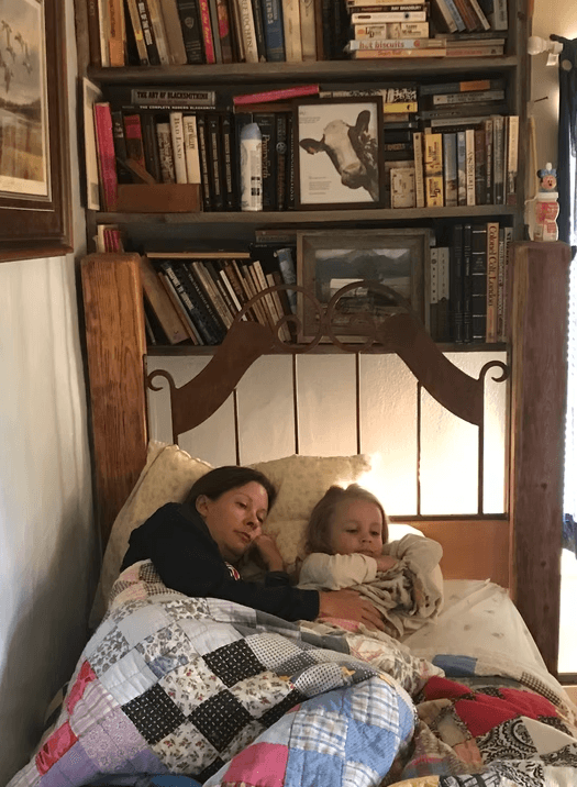 1936 Homestead cozy reading nook bed